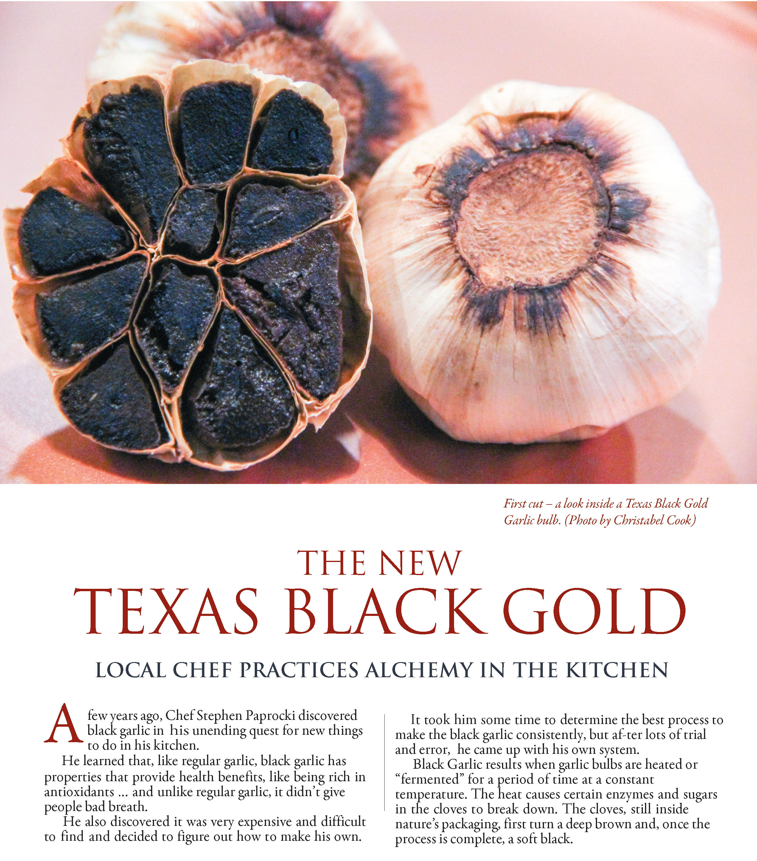 THE NEW TEXAS BLACK GOLD Edible San Antonio